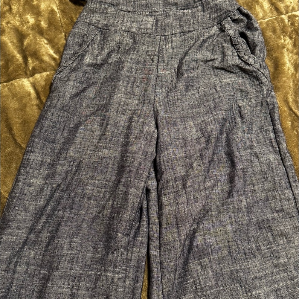 Sienna Sky Blue Wide Leg Pants - Picture 2 of 6